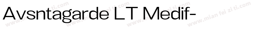 Avsntagarde LT Medif字体转换